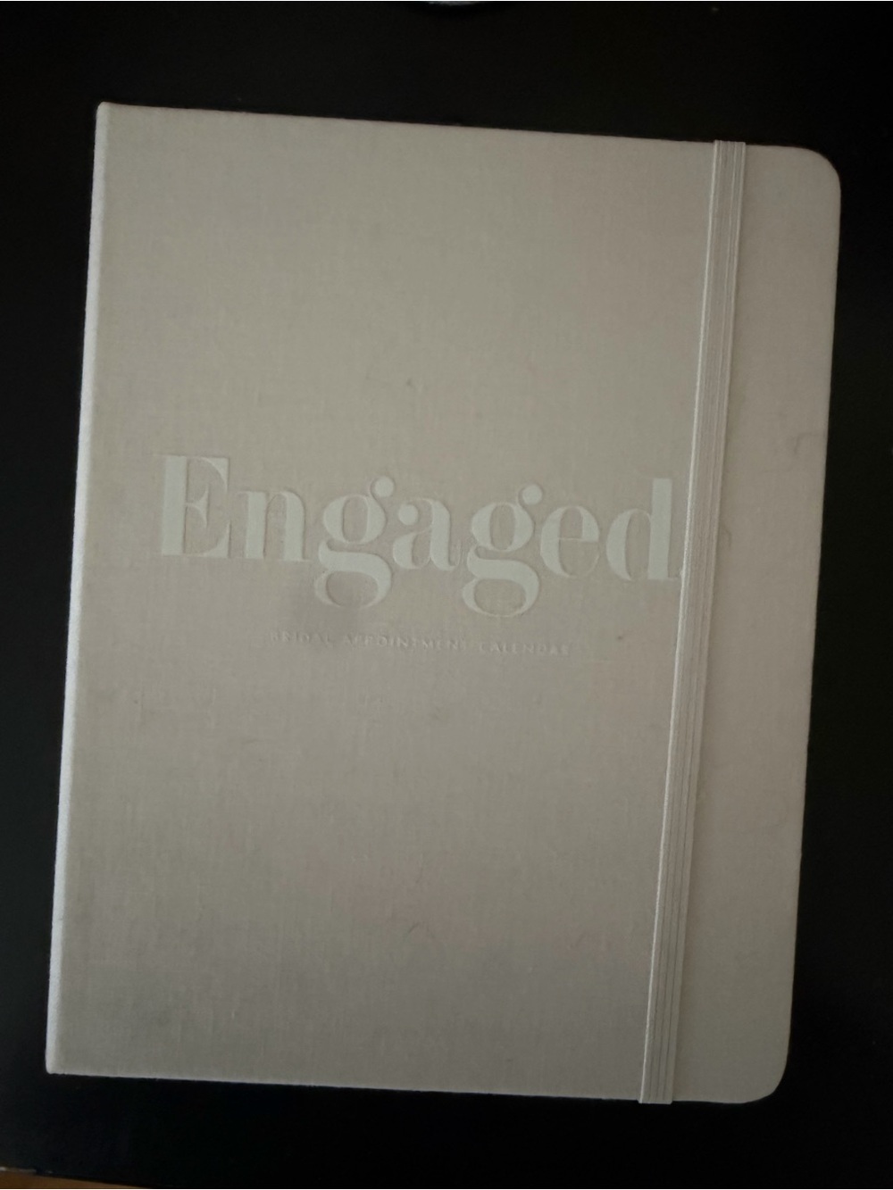 Kate Spade Engaged Light Pink Hardcover Planner with Elastic Closure